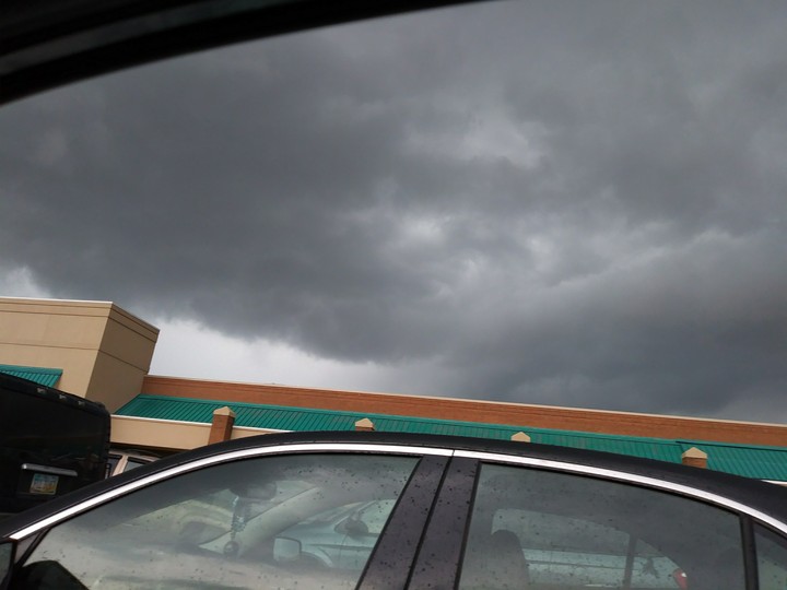 storming right now