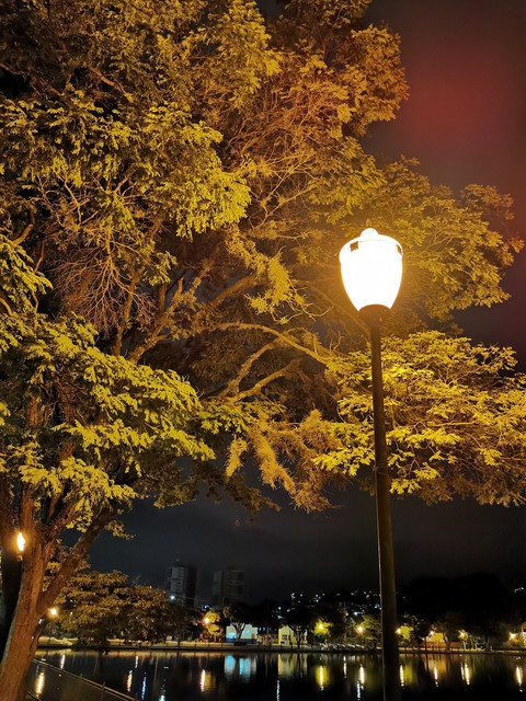 Lago dos Patos à noite