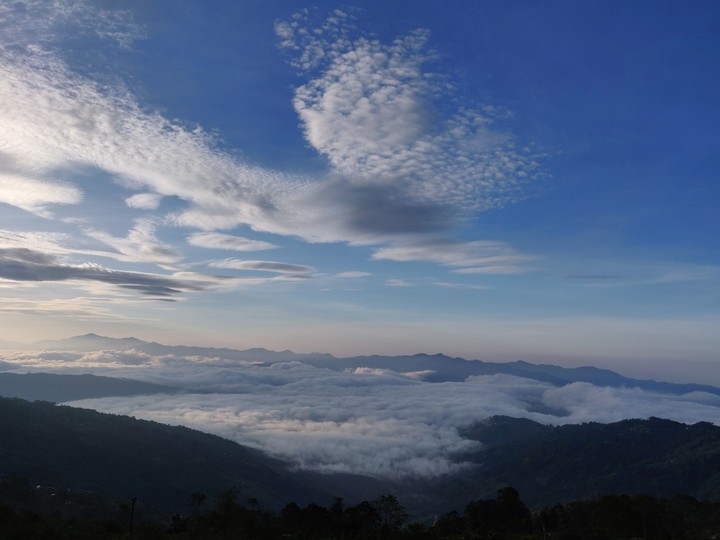 valley beyond clouds