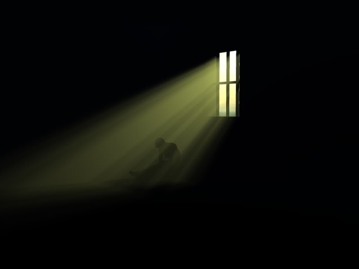 living in darkness