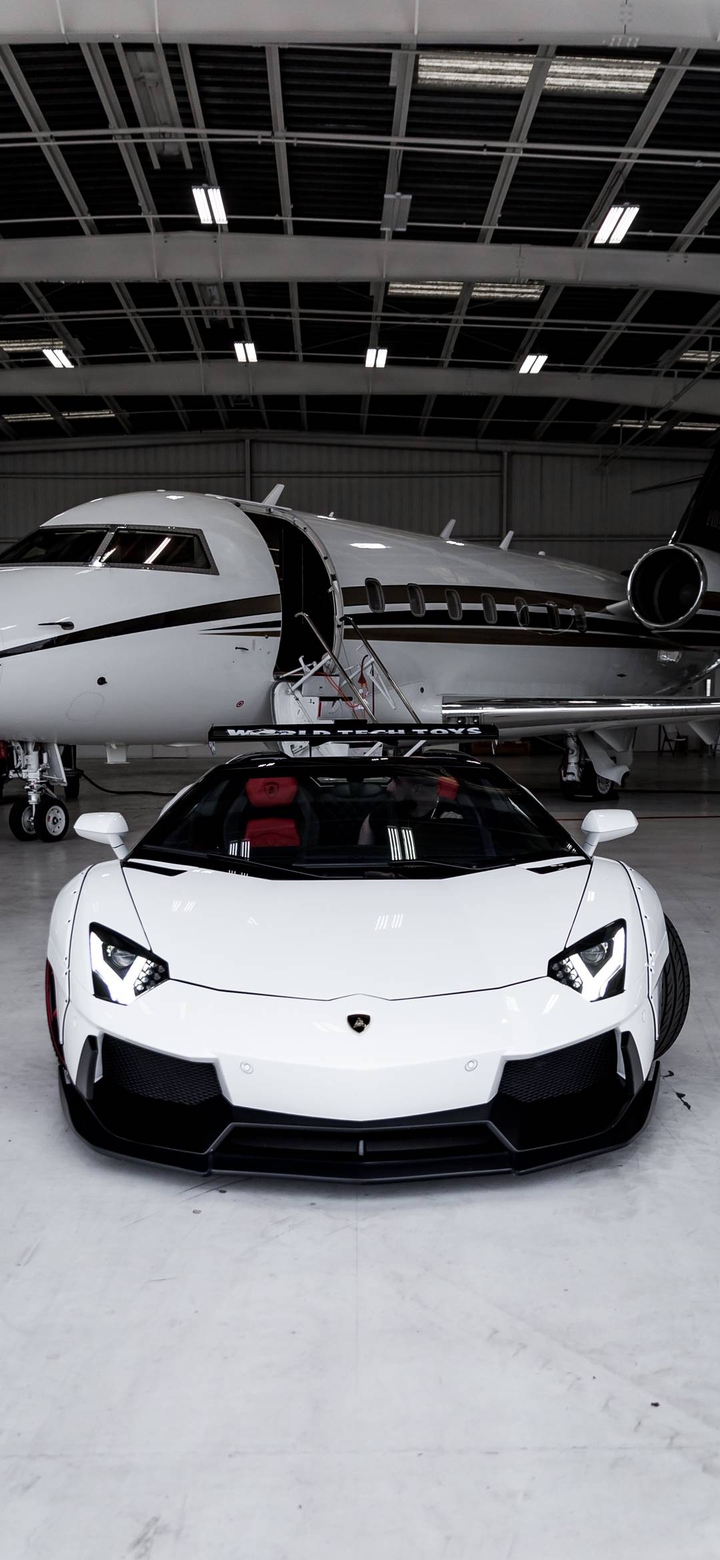 white car