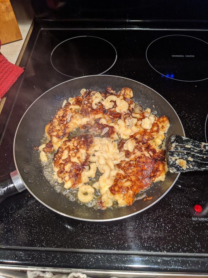 fried mac and cheese! Yum