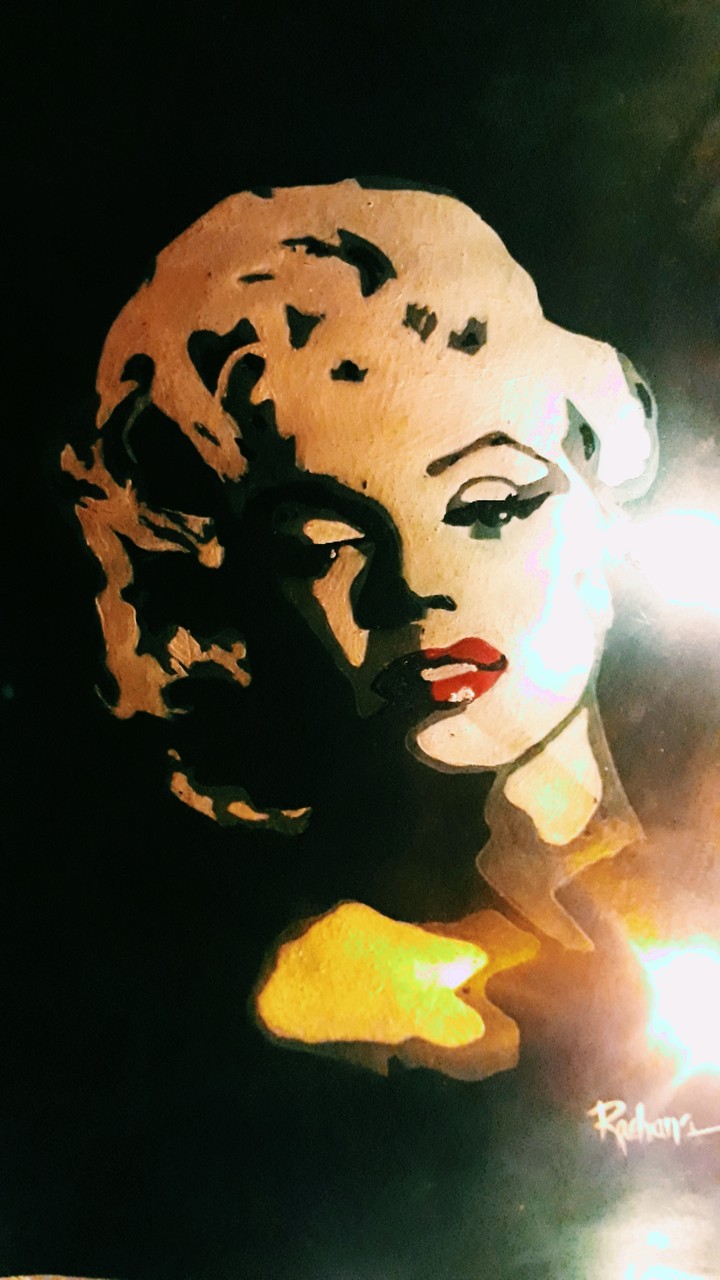 @Marilyn_monroe #painting #art #abstract art