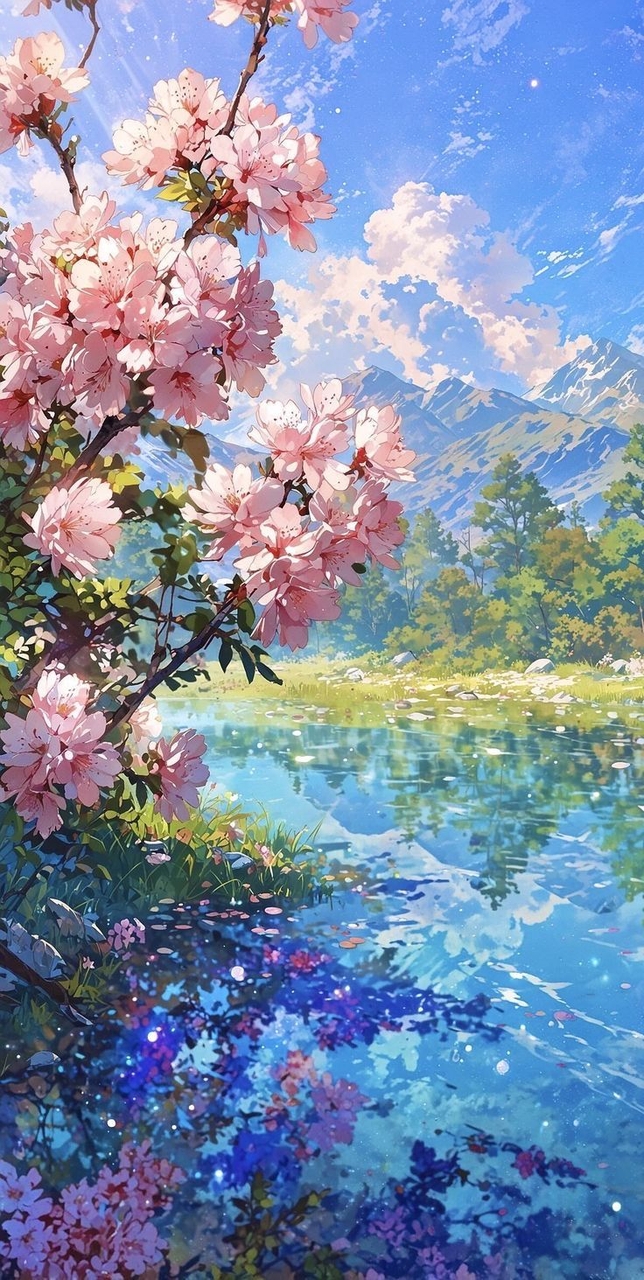 sfondi petal, reflection