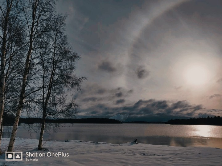 daylight in north Sweden