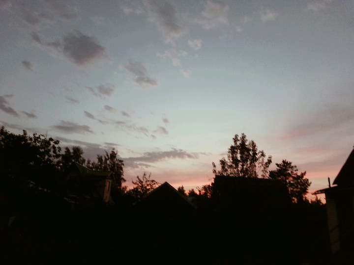gently blue