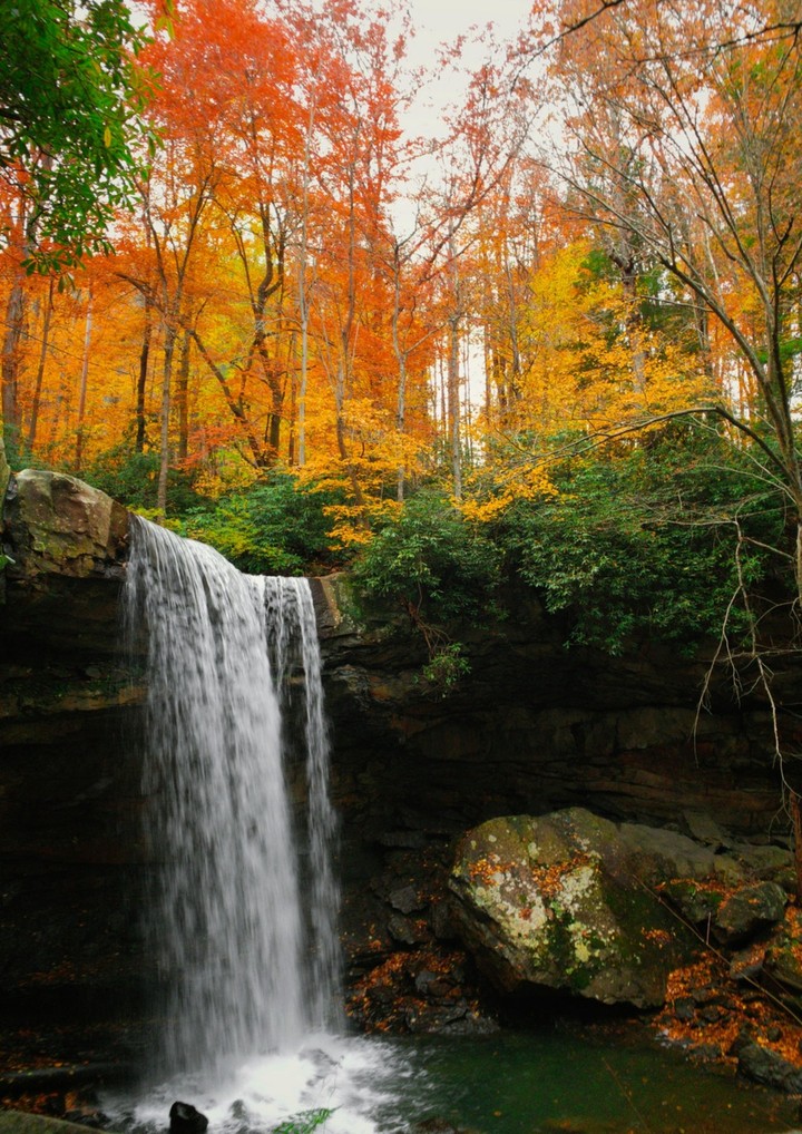 waterfall looks splendid....