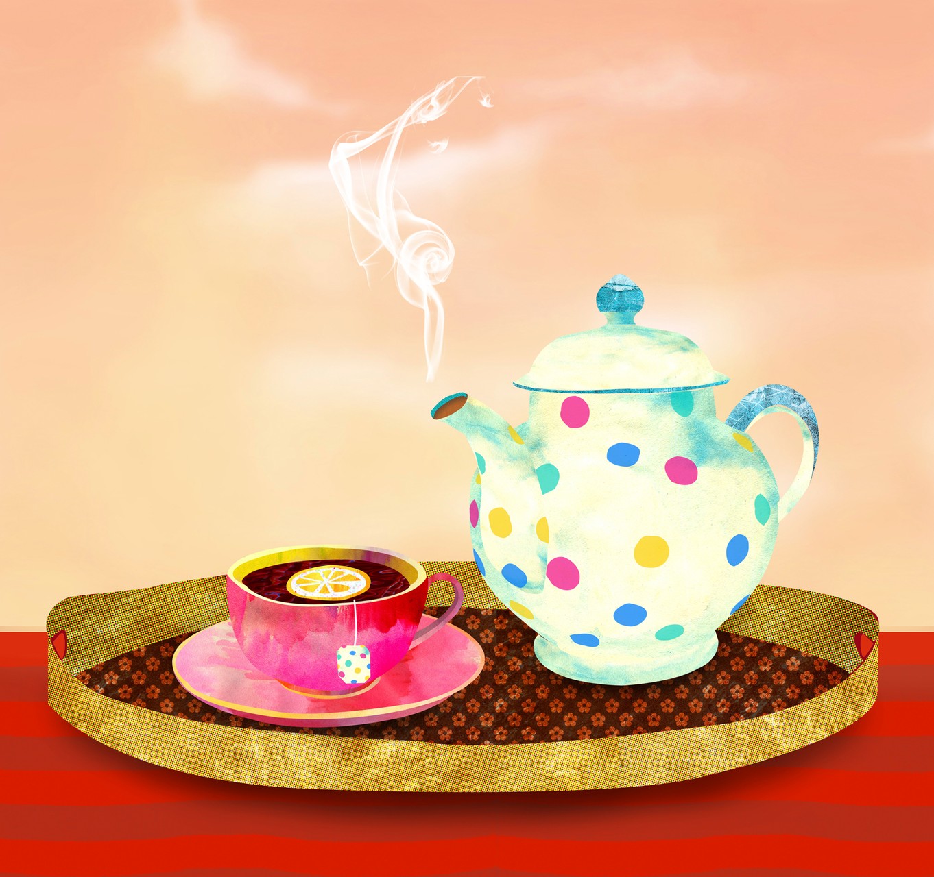 Tea Pot and Cup of Tea