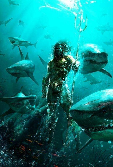underwater god