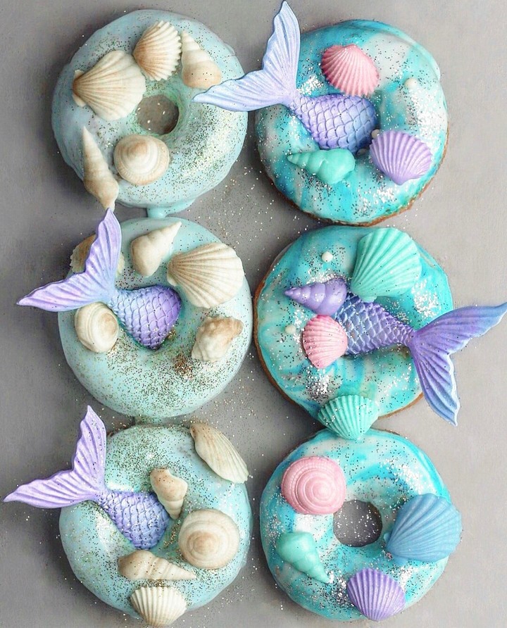 mermaid donuts!!!