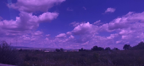 Purple sky