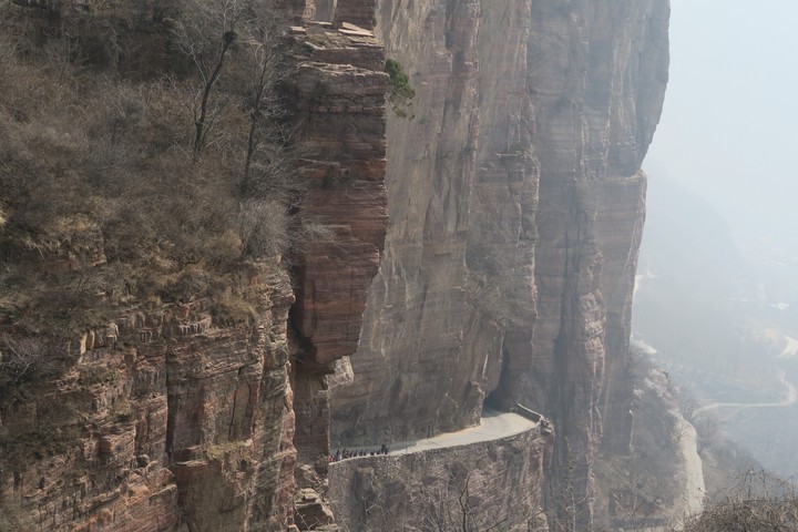 Alpine mountain road