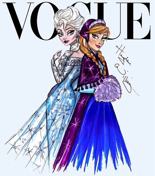 Elsa and Anna frozen