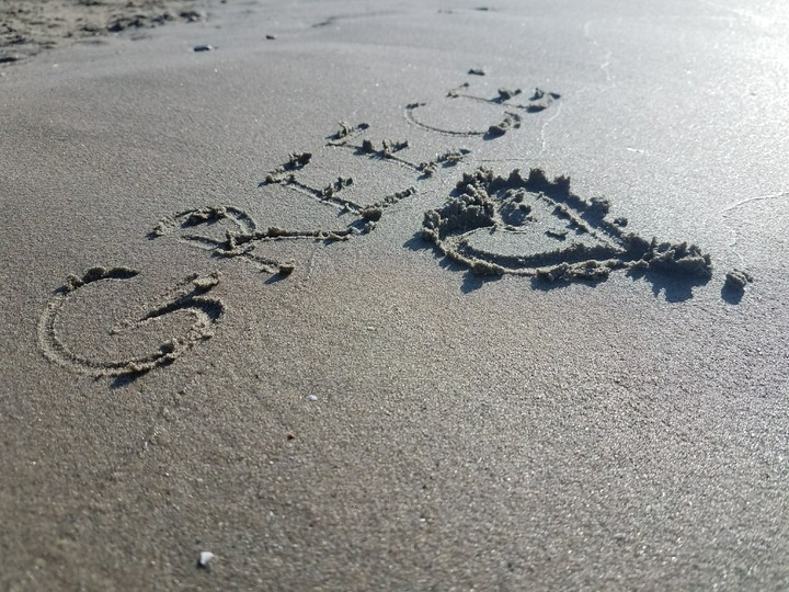Summer beach sand and sea
