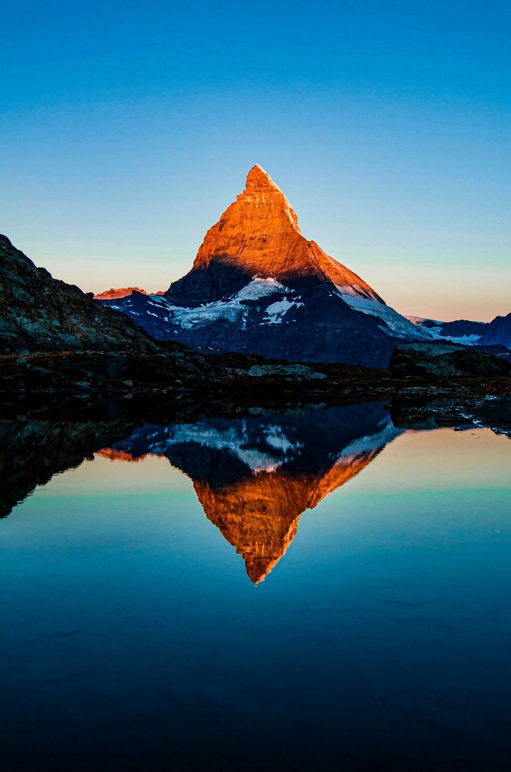 the mountains