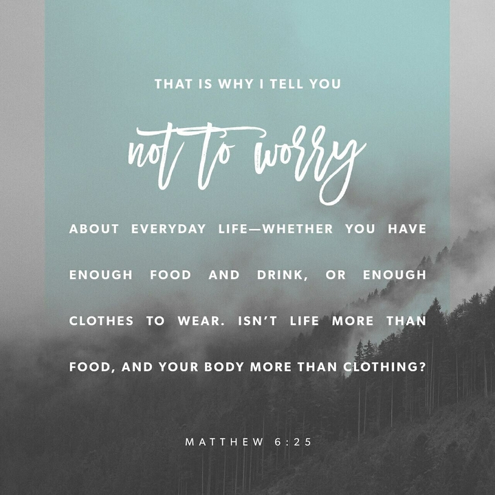 Matthew 6:25