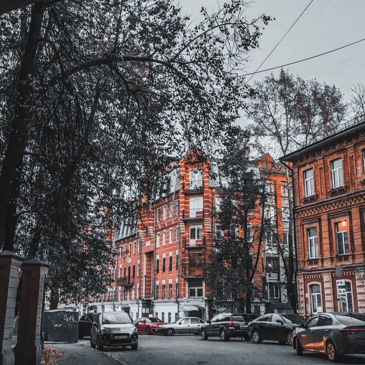 осенний город
