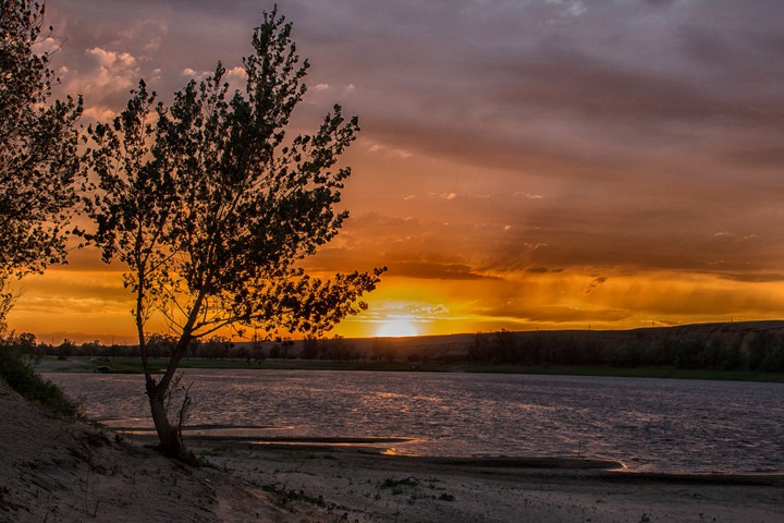 закат