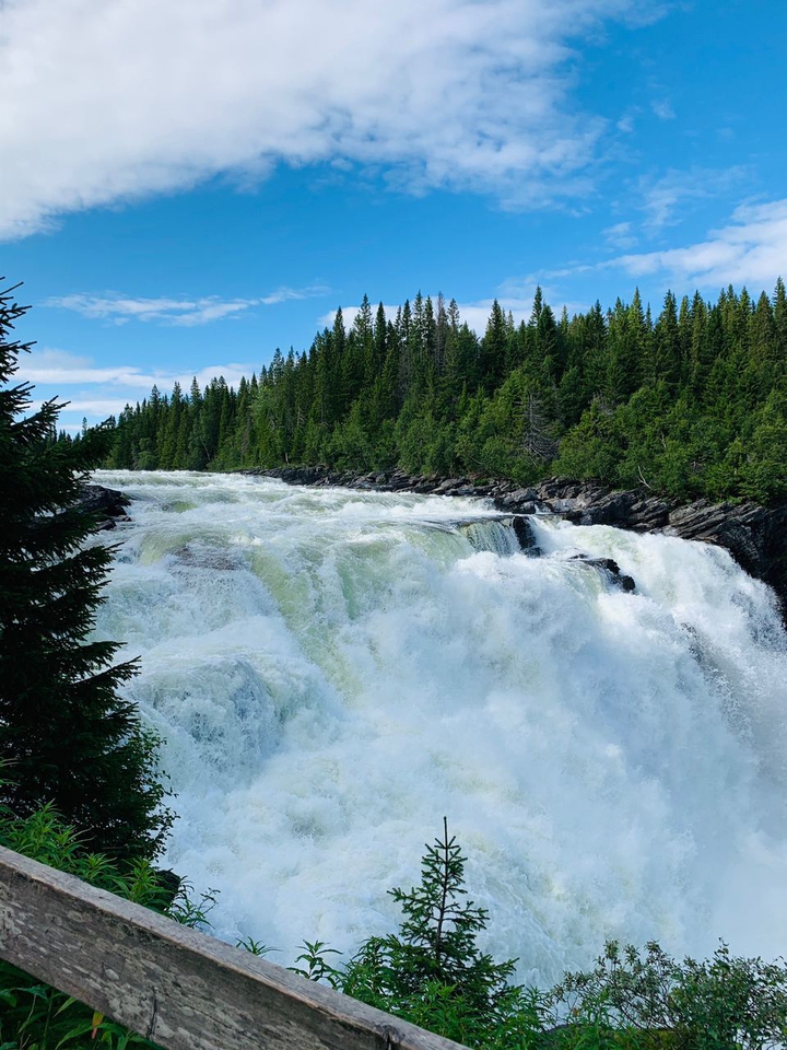 Tannforsen Waterfall