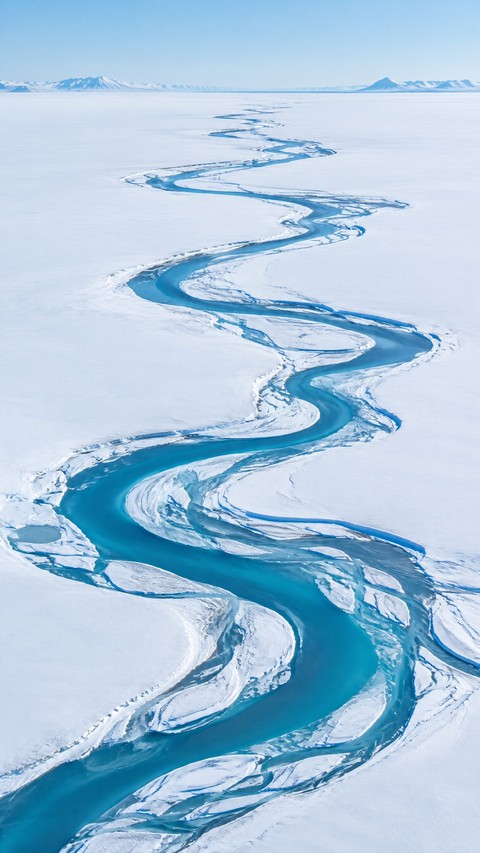 glacier, ocean壁纸