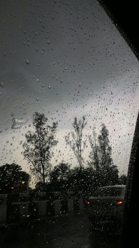 rain drops on window