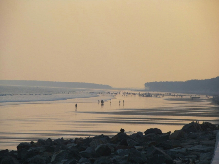 An evening at the beach.
