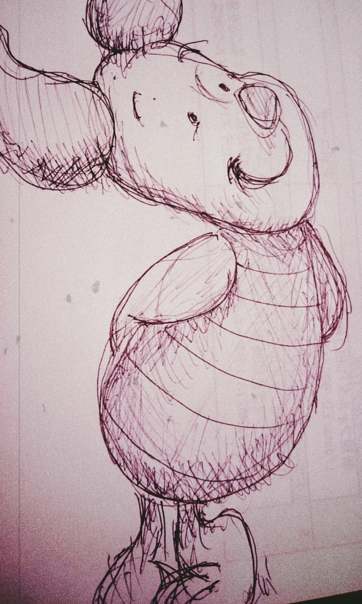 painting piglet