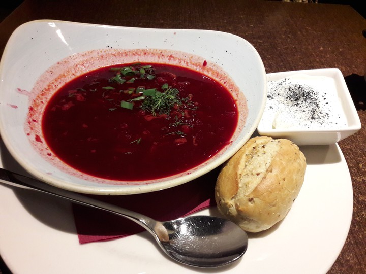 What I like most - it's Ukrainian Borscht.