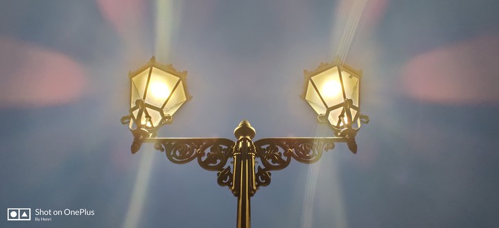 Lampe mit Pampe
