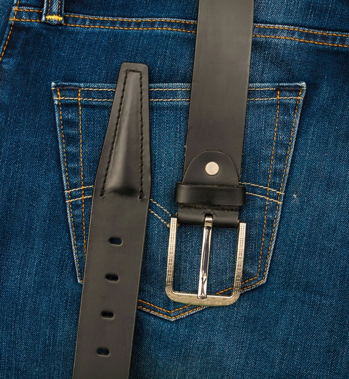 Jeans and belt