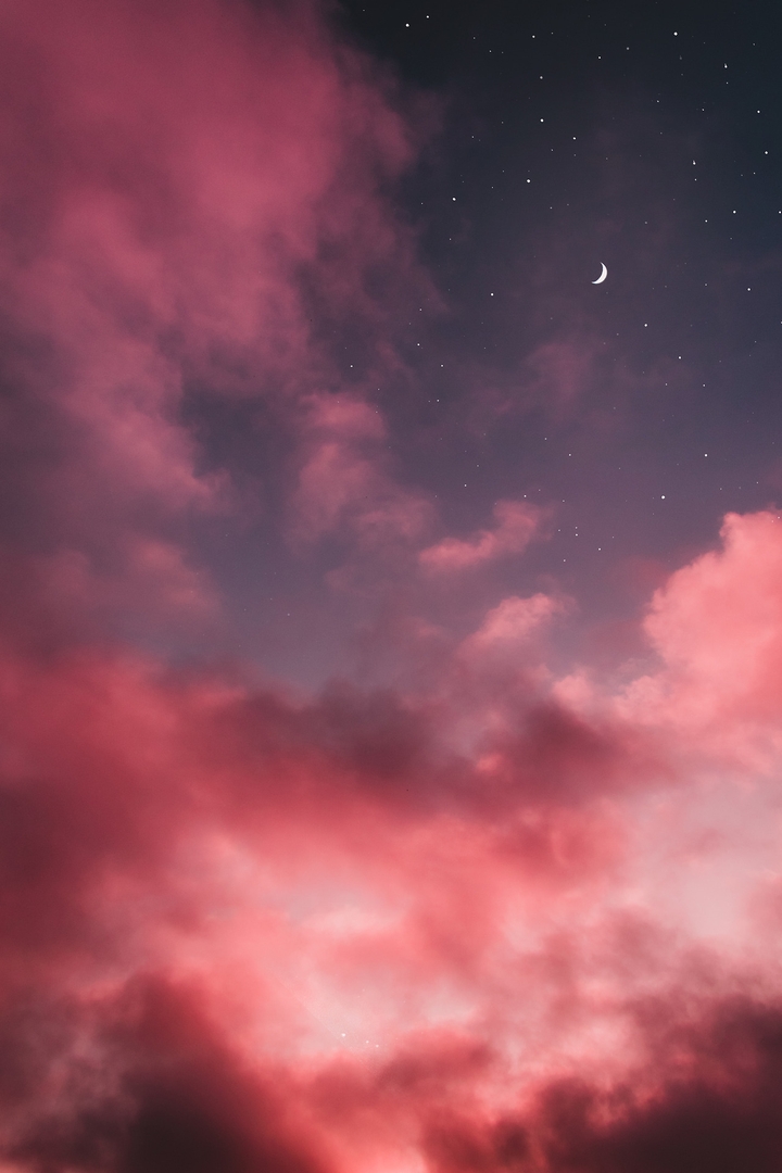 céu rosado