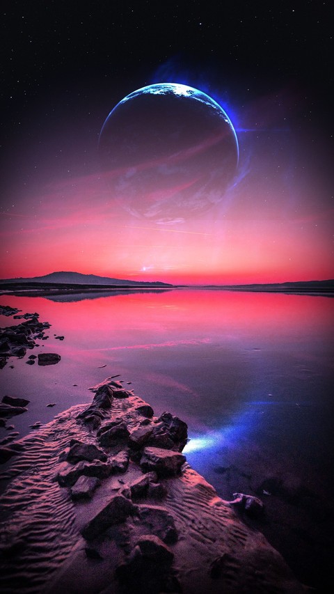 обои astronomy, blue