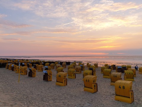Abend an der Nordsee