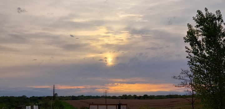 warm sunset