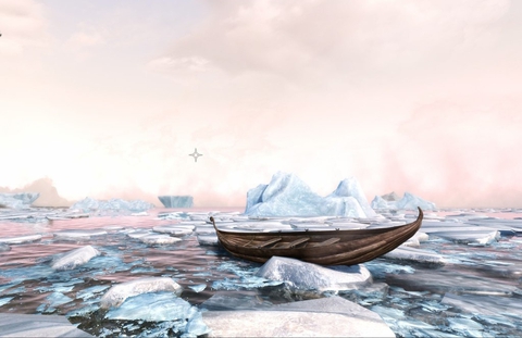 Frozen sea