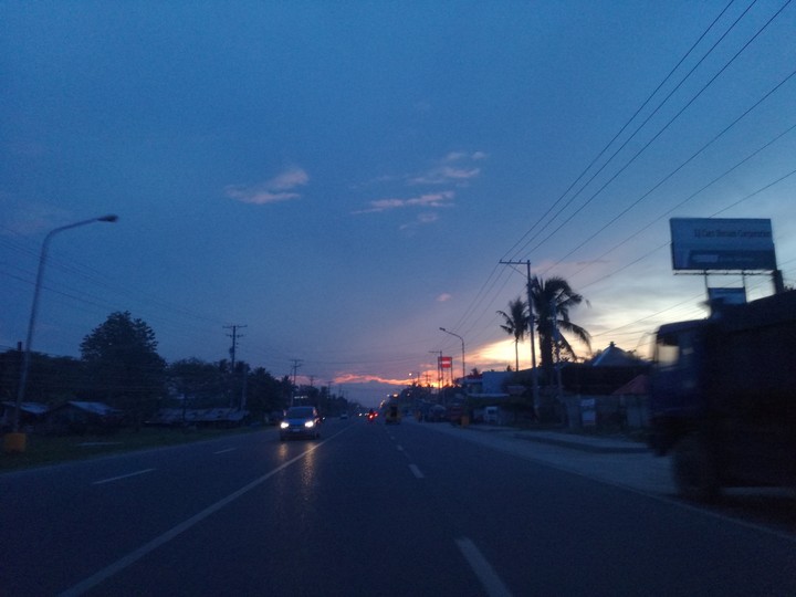 A wonderful sunset.