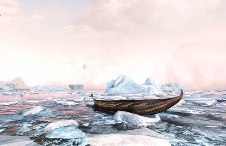 Frozen sea
