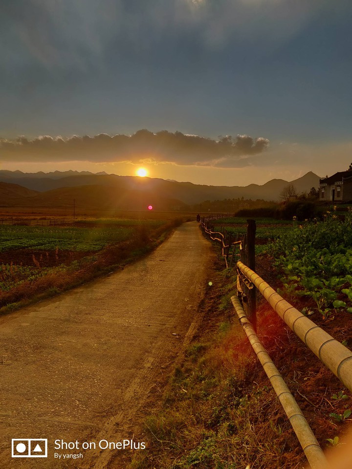 country road.
