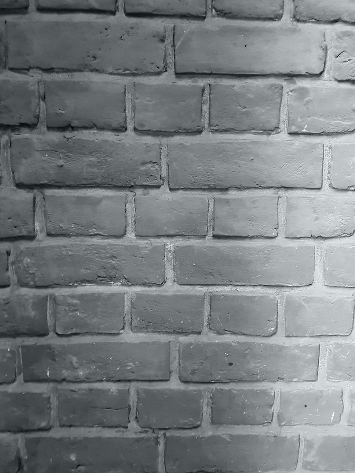 black and white bricks