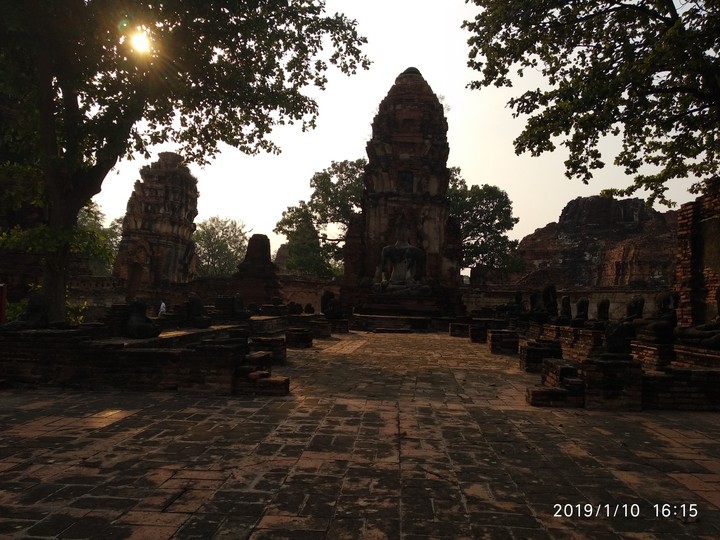 Nature in a temple
