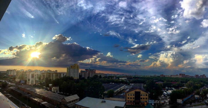 Orenburg, Russia,  sunset