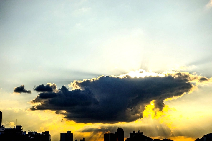 cloud and light