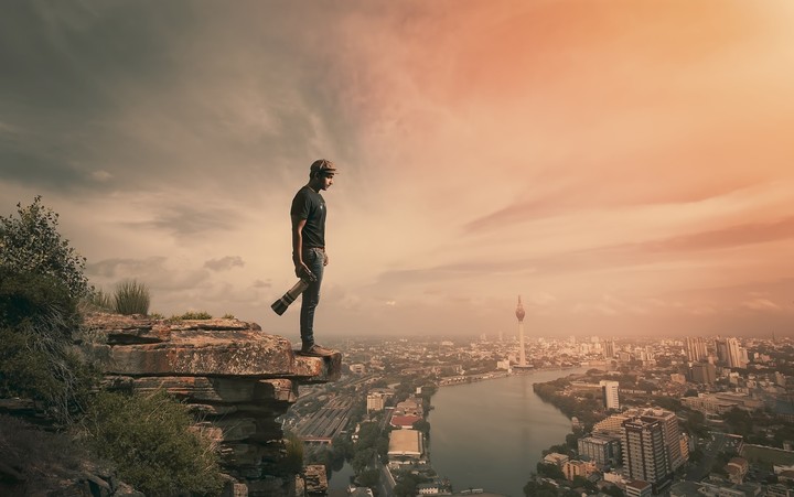 At the height