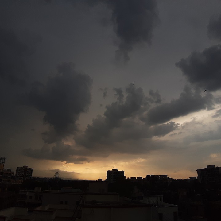 sunset withiut sun