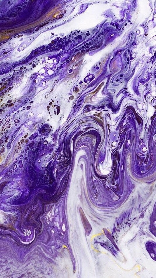 violet and white