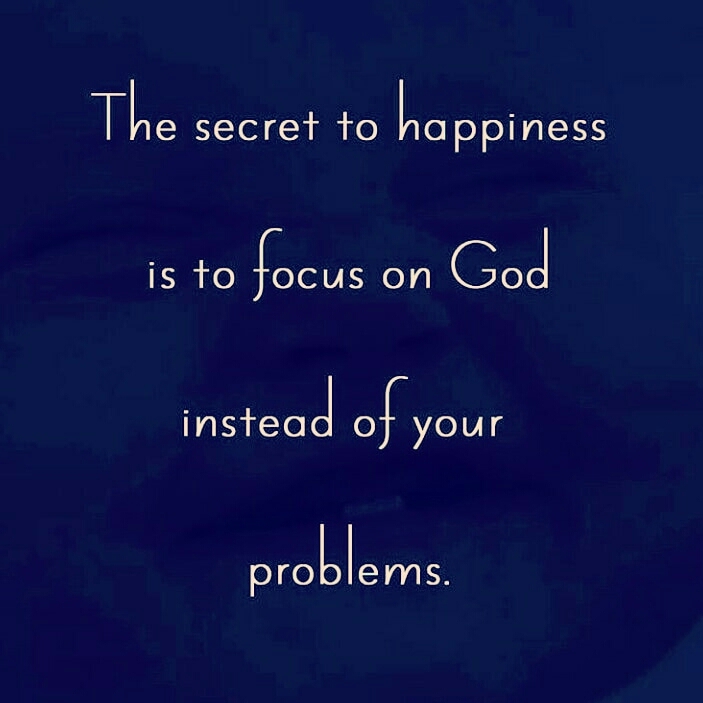 Focus on GOD