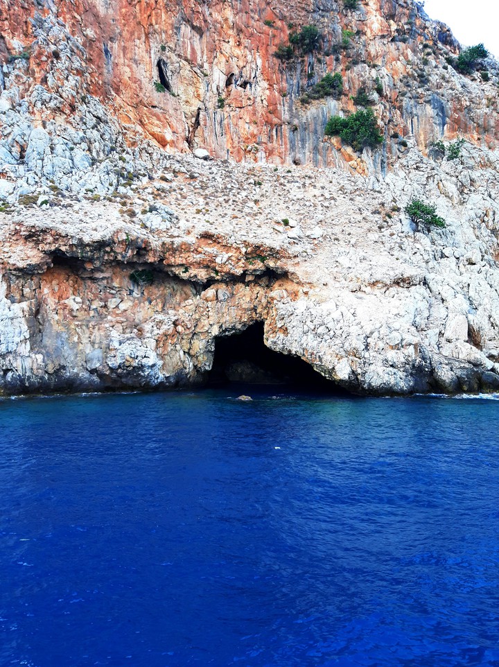 Sea and cliff