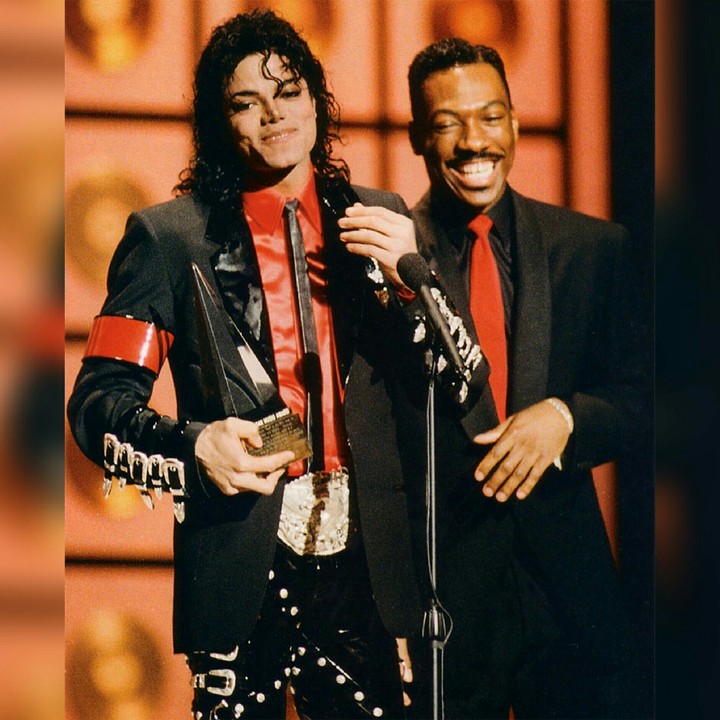 Michael Jackson  with Eddie Murphy  :-)