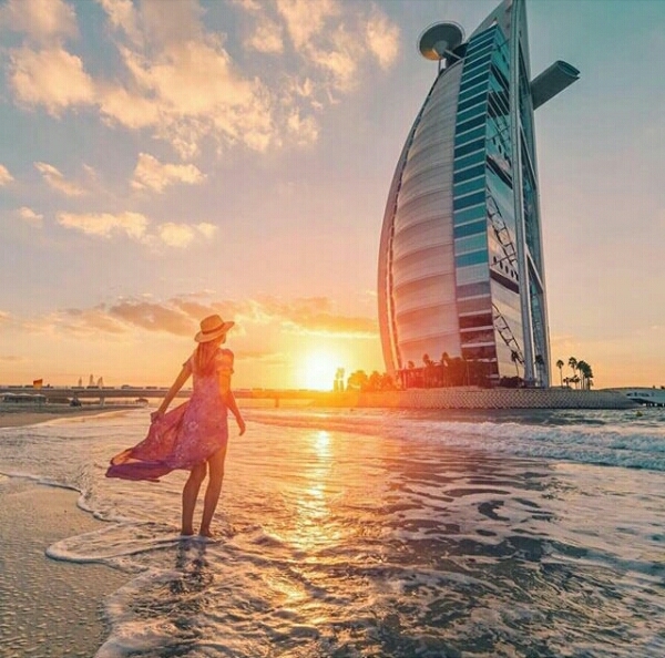 burj ul Arab #sunset