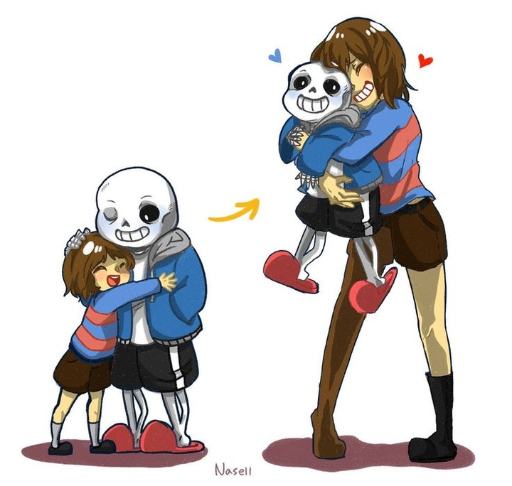 Sans and Frisk